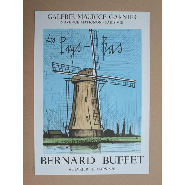 Galerie Maurice Garnier 1986/ベルナール・ビュフェ【Bernard Buffet