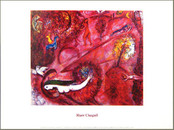 Song of Songs 1/マルク・シャガール【Marc Chagall】ポスター