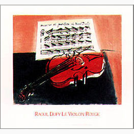 The Red Violin/ラウル・デュフィ【Raoul Dufy】ポスター | アトリエ