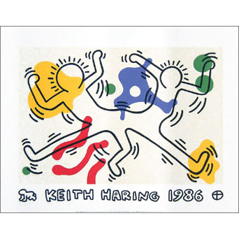 1986/キース・ヘリング【Keith Haring】ポスター | アトリエフォロン