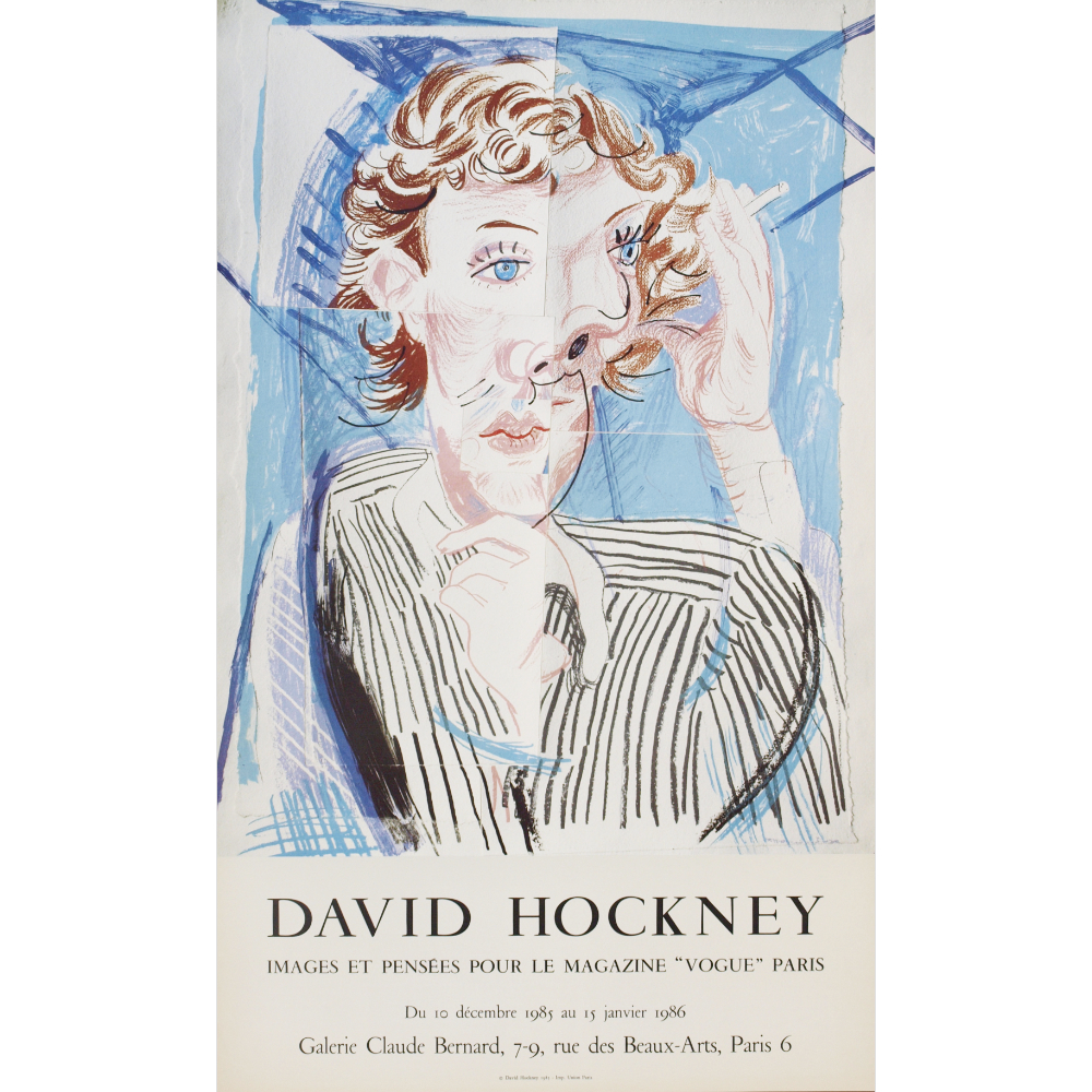 Magazine'Vogue'/デイヴィッド・ホックニー【David Hockney】ポスター