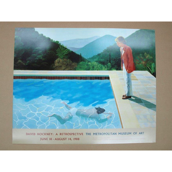 Portrait of an Artist (Pool with two figures), 1972/デイヴィッド