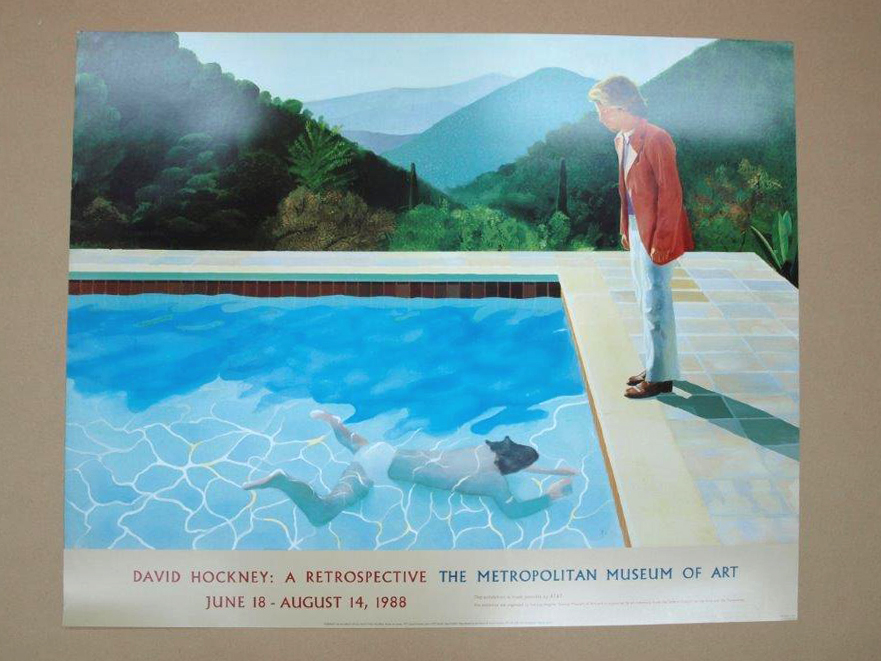 Portrait of an Artist (Pool with two figures), 1972/デイヴィッド 