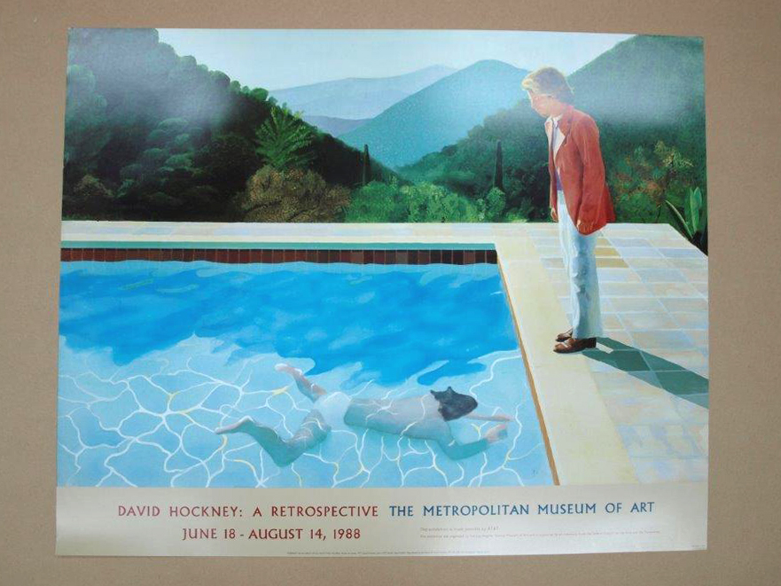 David Hockney ポスター デイビッドホックニ (ラージ)