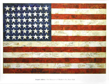 Flag/ジャスパー・ジョーンズ【Jasper Johns】ポスター | アトリエフォロン