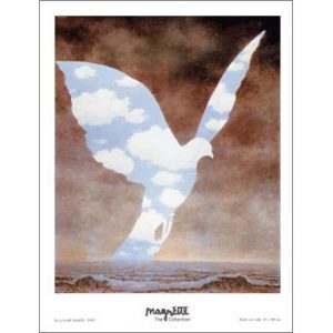 Ecrits Complets/Golconde/ルネ・マグリット【Rene Magritte】ポスター 