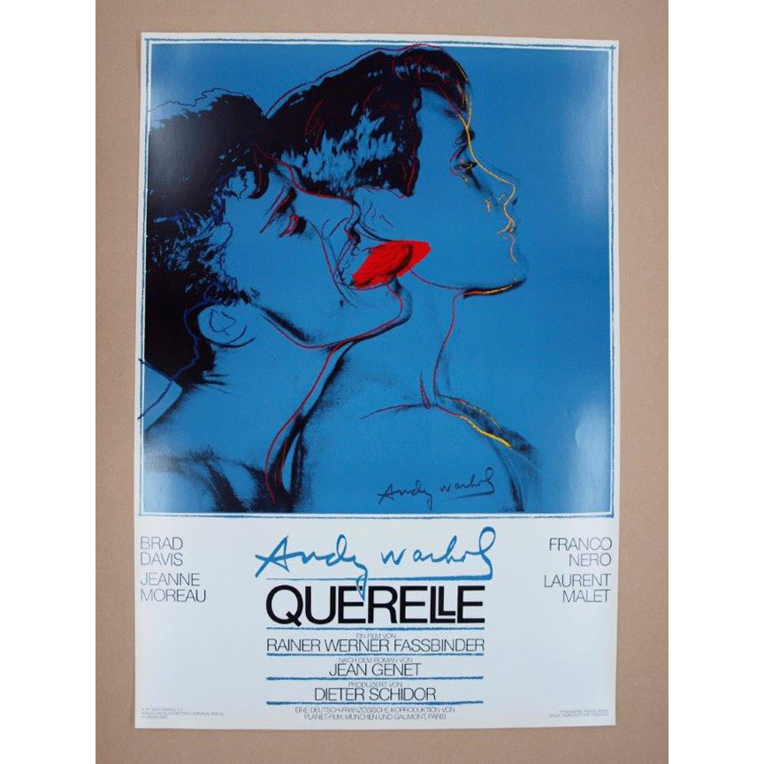 Querelle (blue)/アンディ・ウォーホル【Andy Warhol】ポスター ...