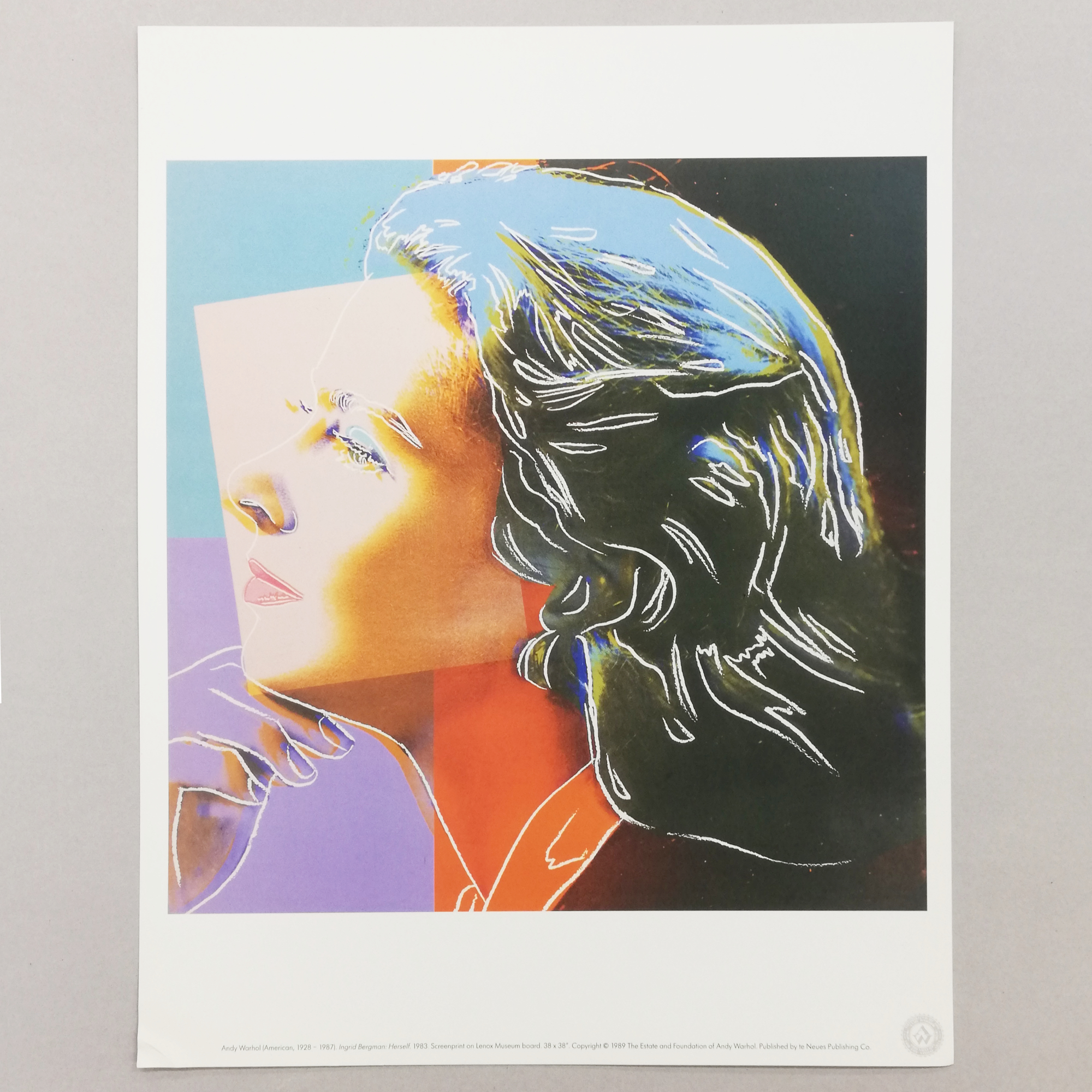 Ingrid Bergman:Herself 1983/アンディ・ウォーホル【Andy Warhol