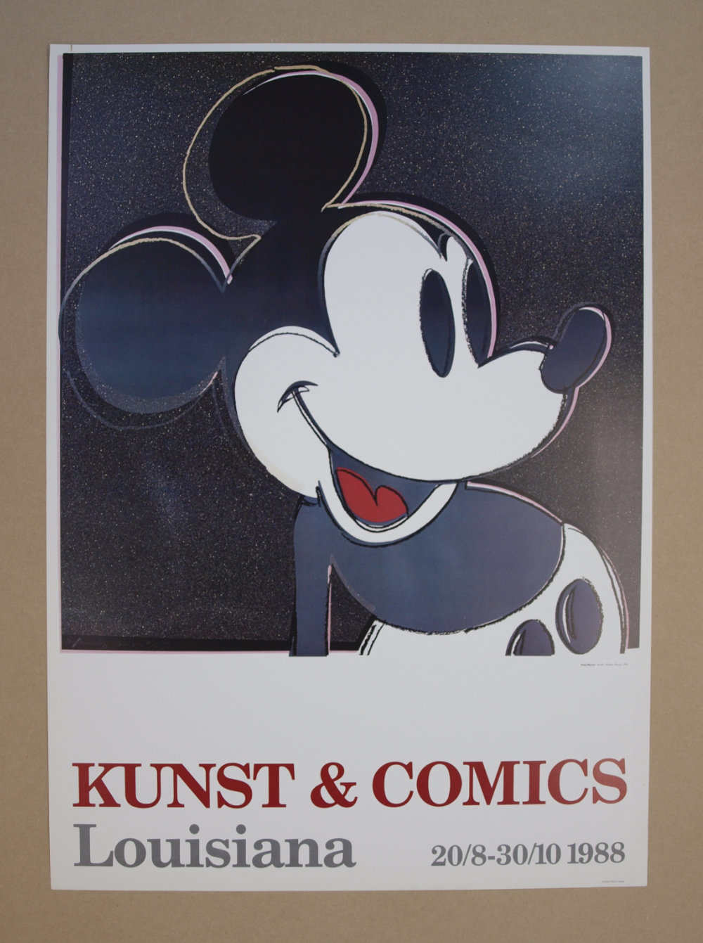 KUNST & COMICS Louisiana,1988 “Mickey Mouse” 1981/アンディ